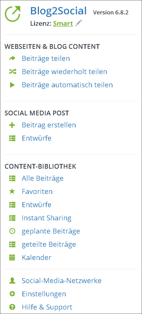 Automatische Social Media Posts